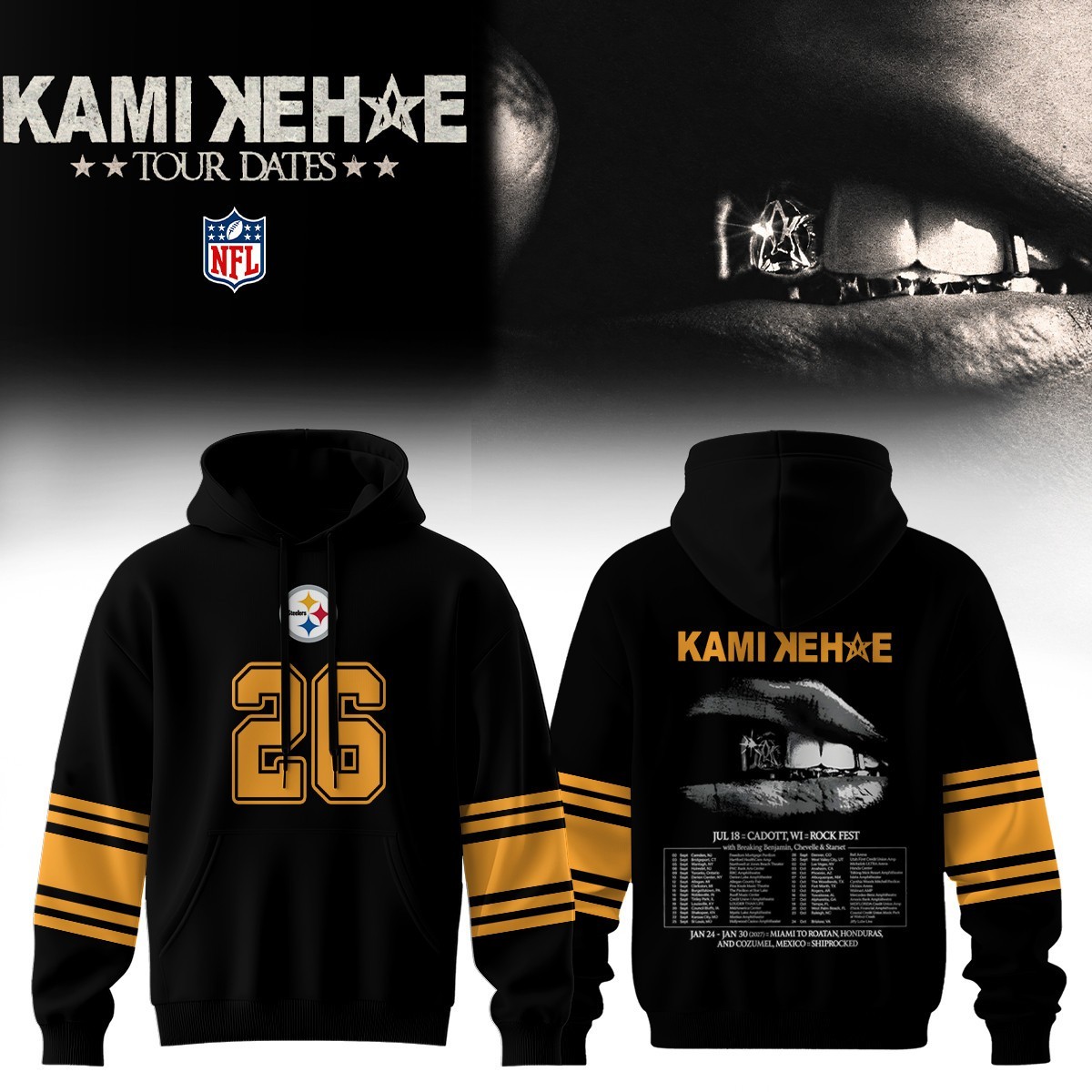 Musemora - Unisex Pittsburgh Steelers Hoodie - Game Day Football