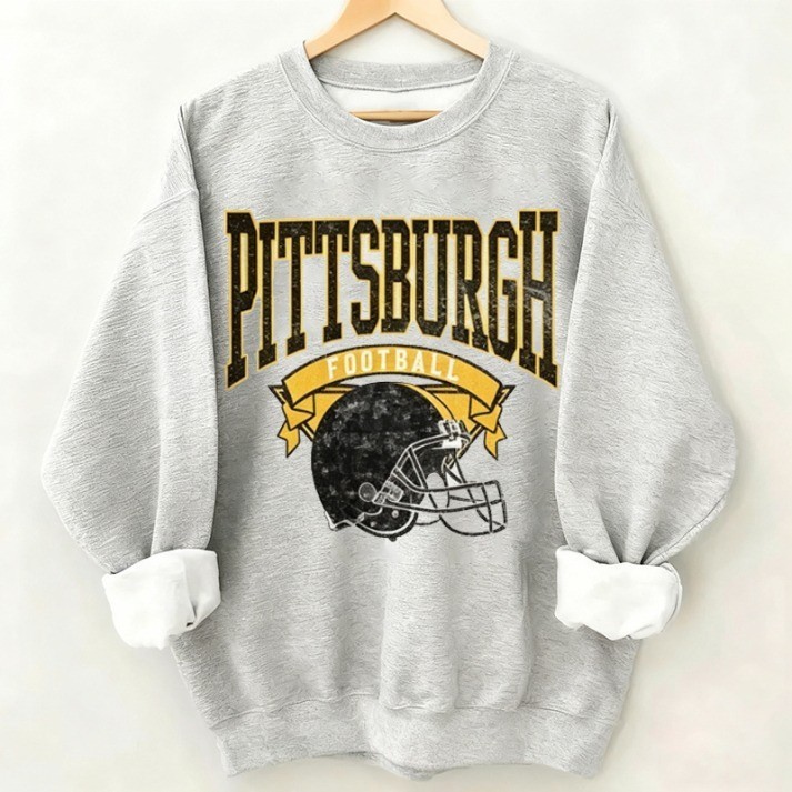 Musemora - Unisex Pittsburgh Steelers Sweatshirt - Football Fan Gear