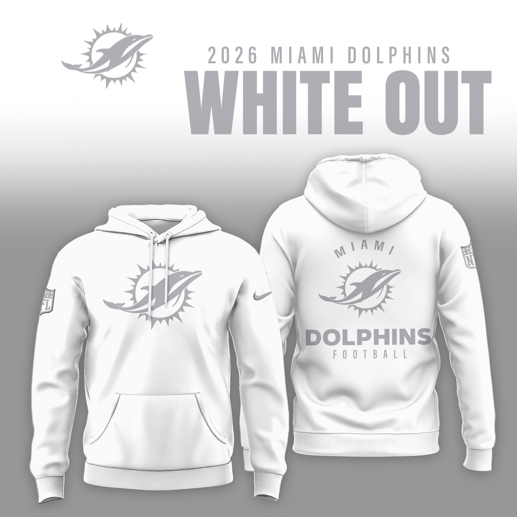 Musemora - Unisex Miami Dolphins Hoodie - Football