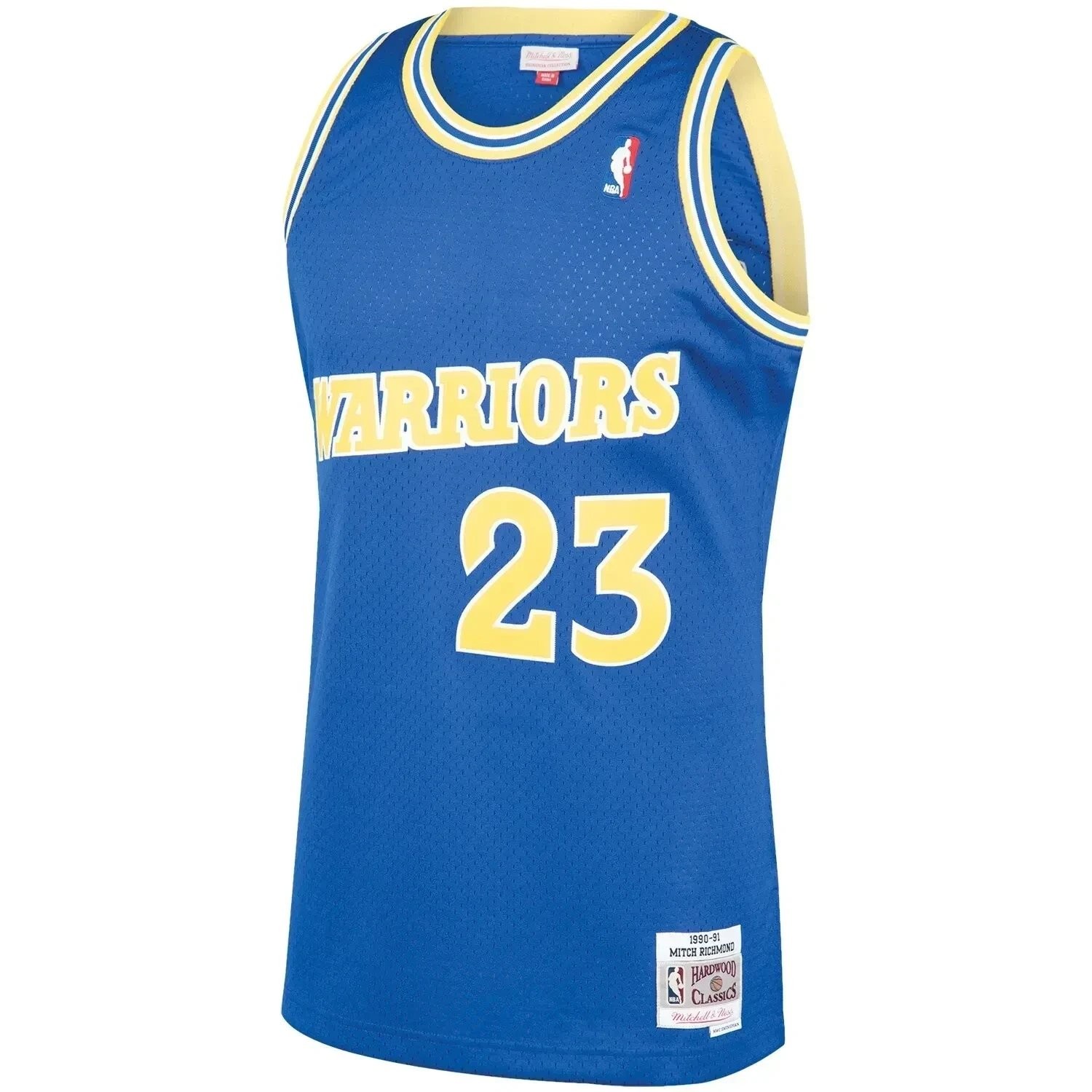 Mitch Richmond Golden State Warriors Mitchell Ness 1990-91 Hardwood Classics Swingman Player Jersey - Royal
