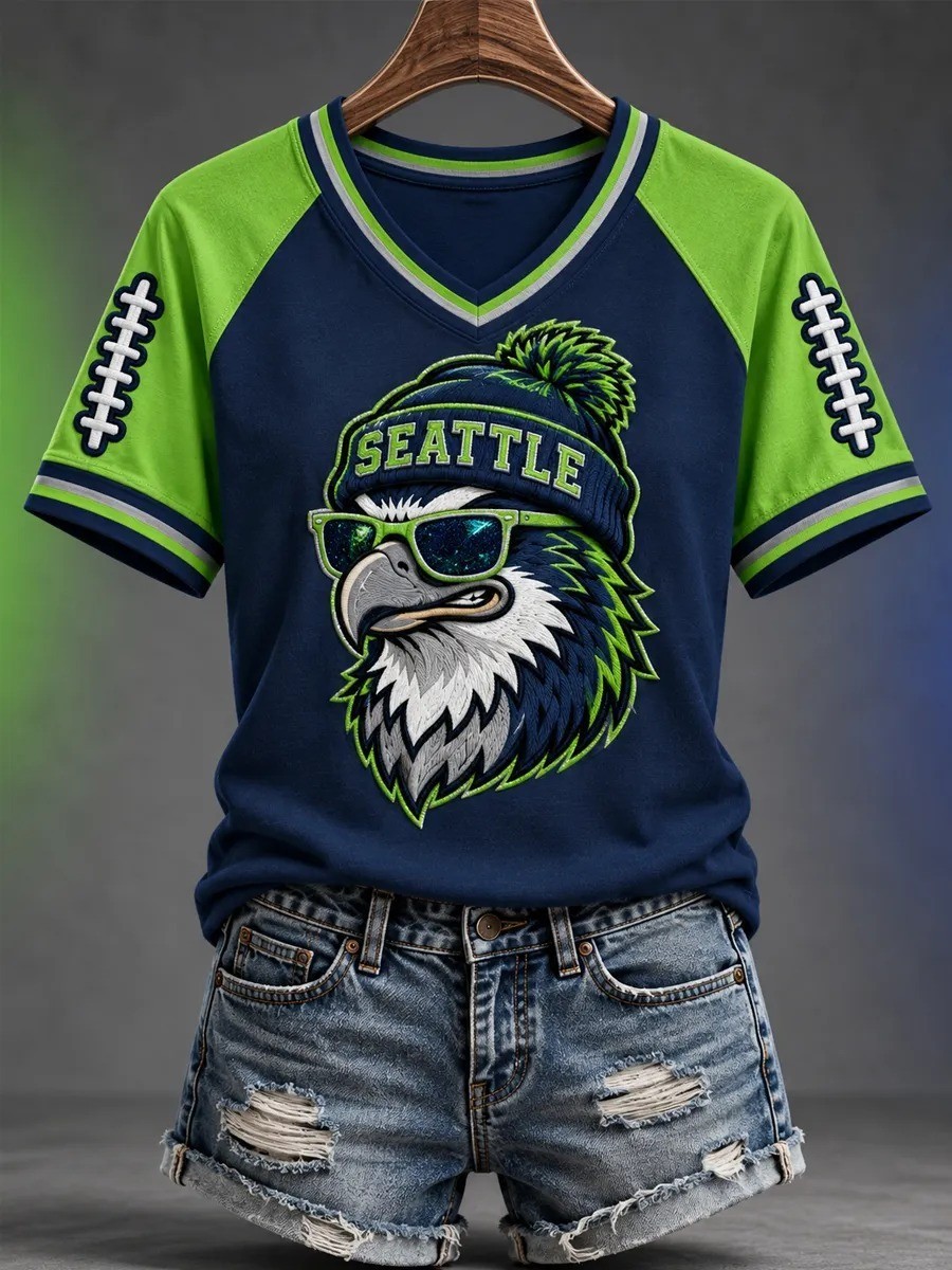 Musemora - Unisex Seattle Seahawks T-Shirt - Football