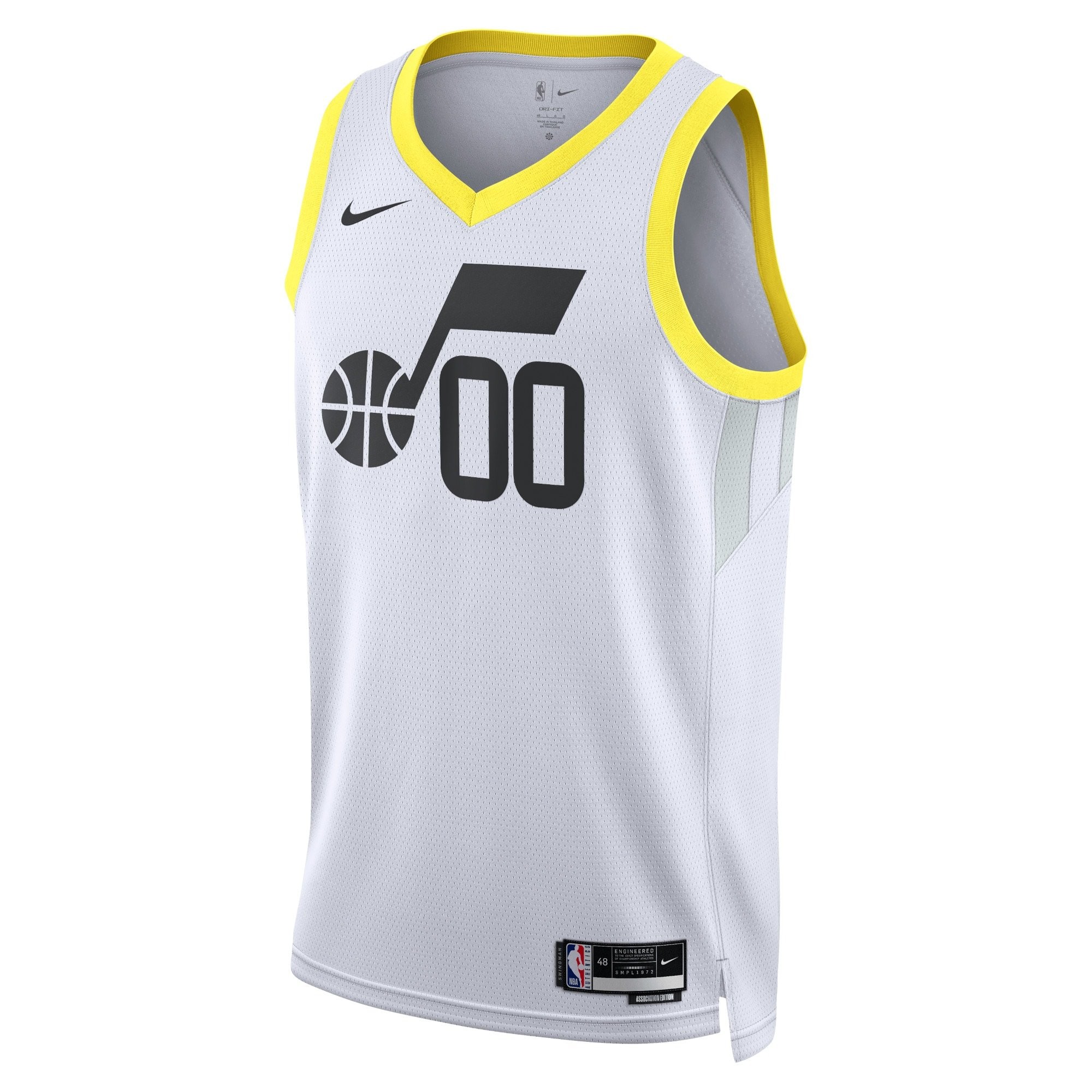 Utah Jazz Association Edition Swingman Jersey White Jordan Clarkson Unisex