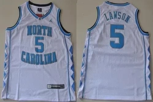 North Carolina Ty Lawson College Basketball Jersey White Unisex Adult Sizes S-3XL