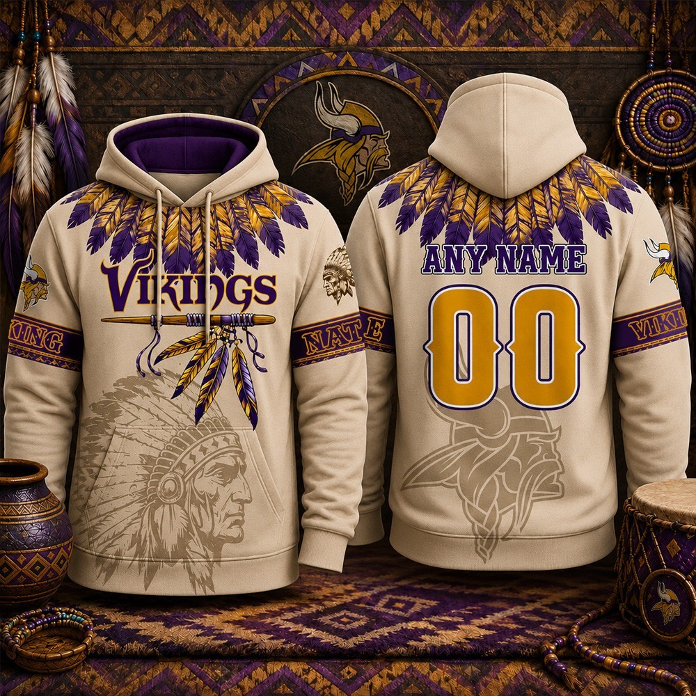 Musemora - Unisex Minnesota Vikings Hoodie - Football