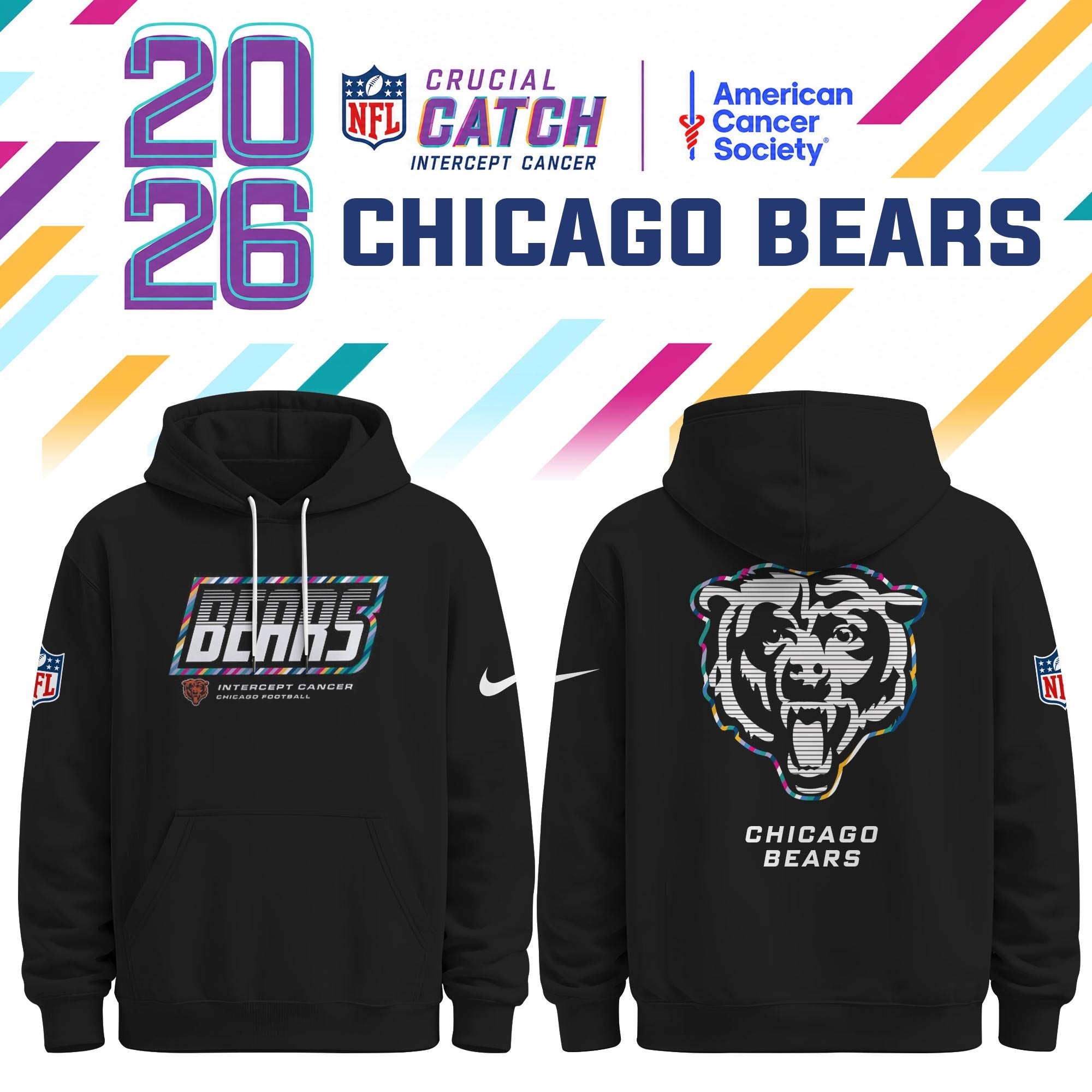 Musemora - Unisex Chicago Bears Hoodie - Football
