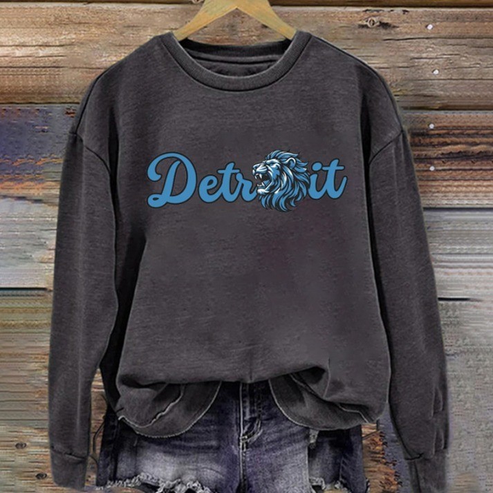 Musemora - Unisex Detroit Lions Sweatshirt - Football