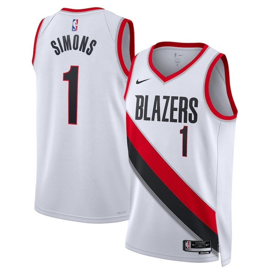 Anfernee Simons Portland Trail Blazers Unisex Swingman Jersey Association Edition White