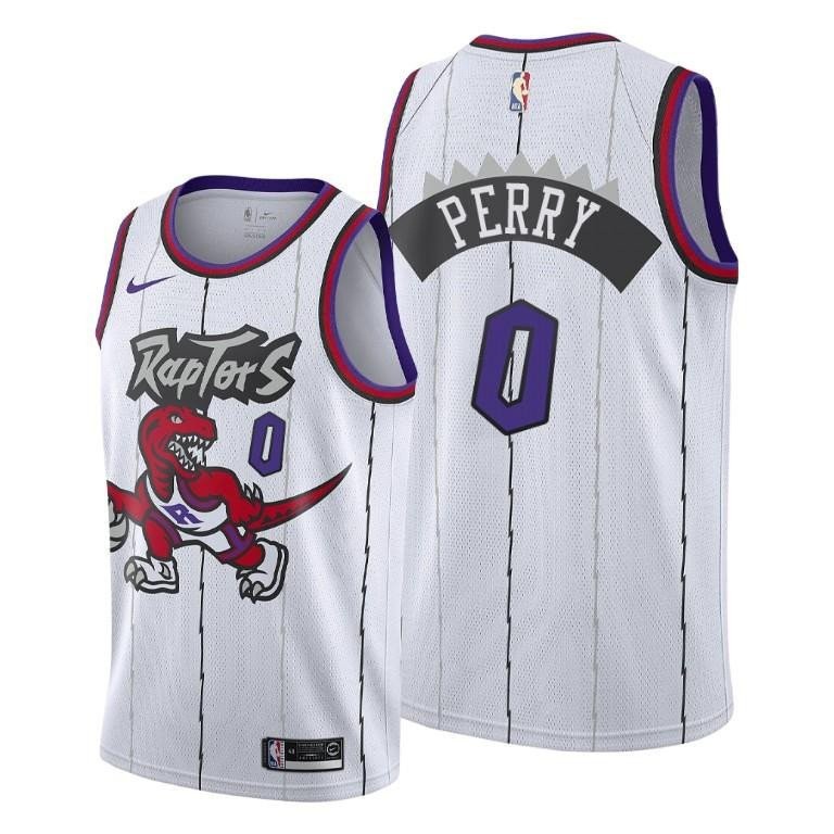Reggie Perry Toronto Raptors Black Earned Edition Jersey 0 - Men Jersey