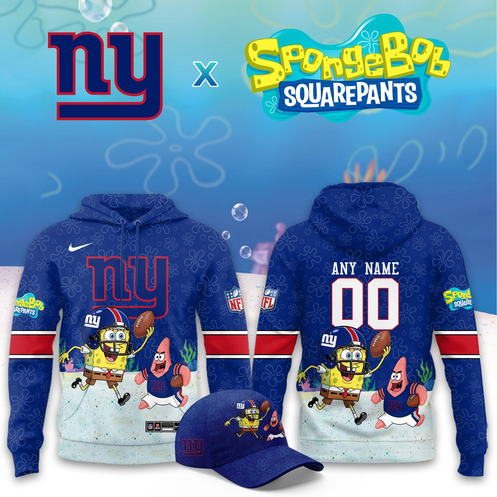 Musemora - Unisex New York Giants Hoodie - Fan Gear
