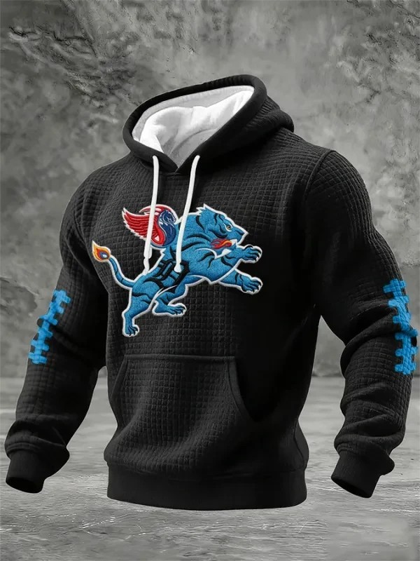 Musemora - Unisex Detroit Lions Hoodie - Game Day Football