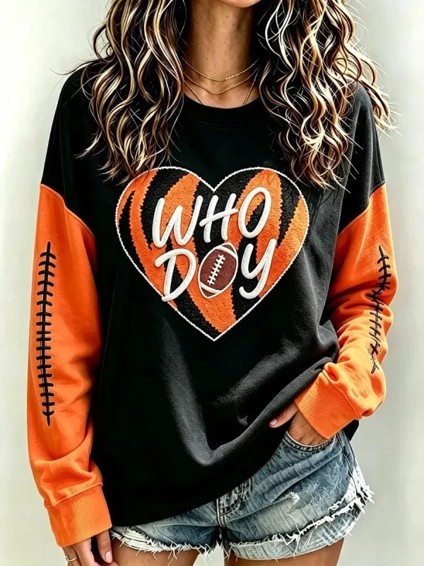 Musemora - Unisex Cincinnati Bengals Sweatshirt - Game Day Football