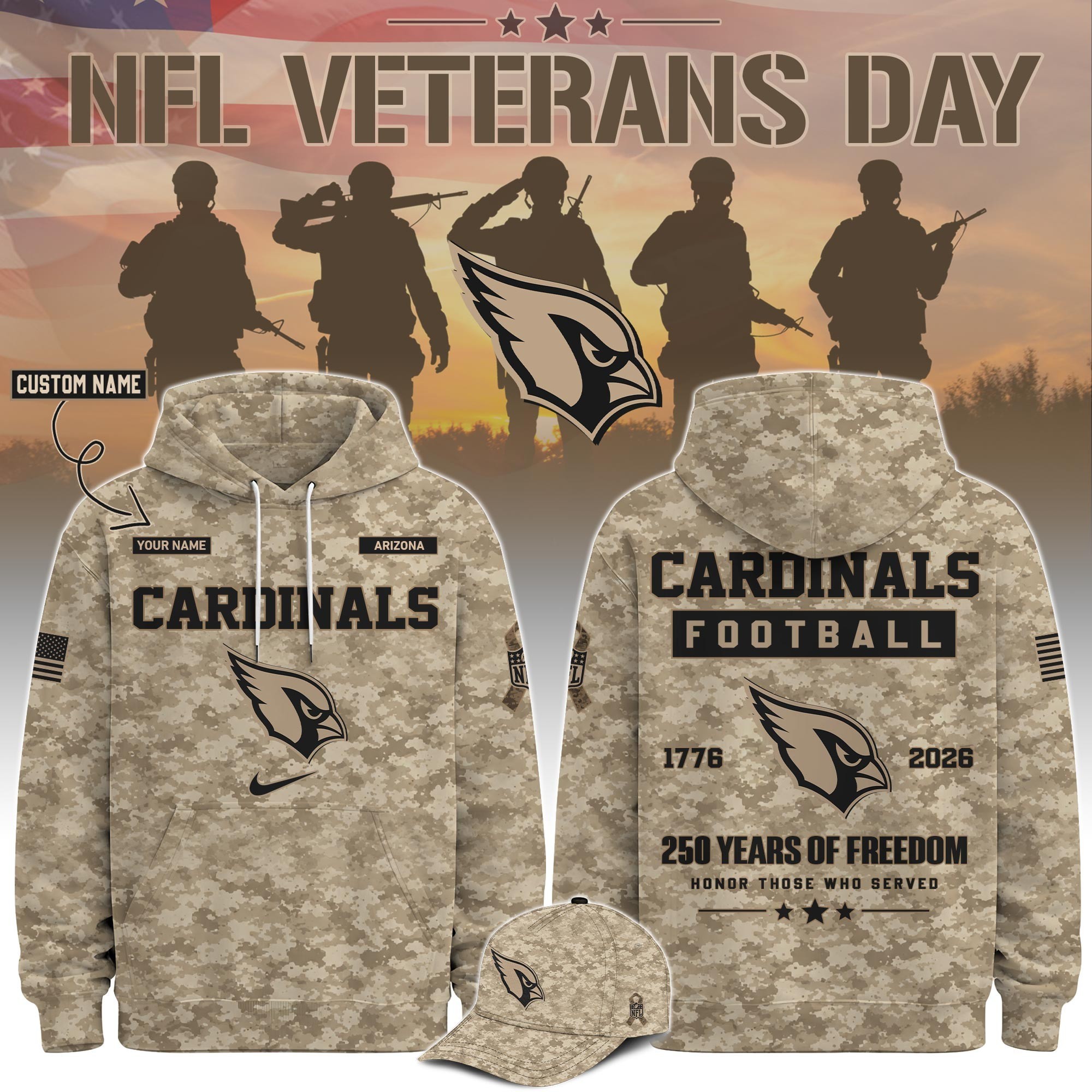 Musemora - Unisex Arizona Cardinals Hoodie