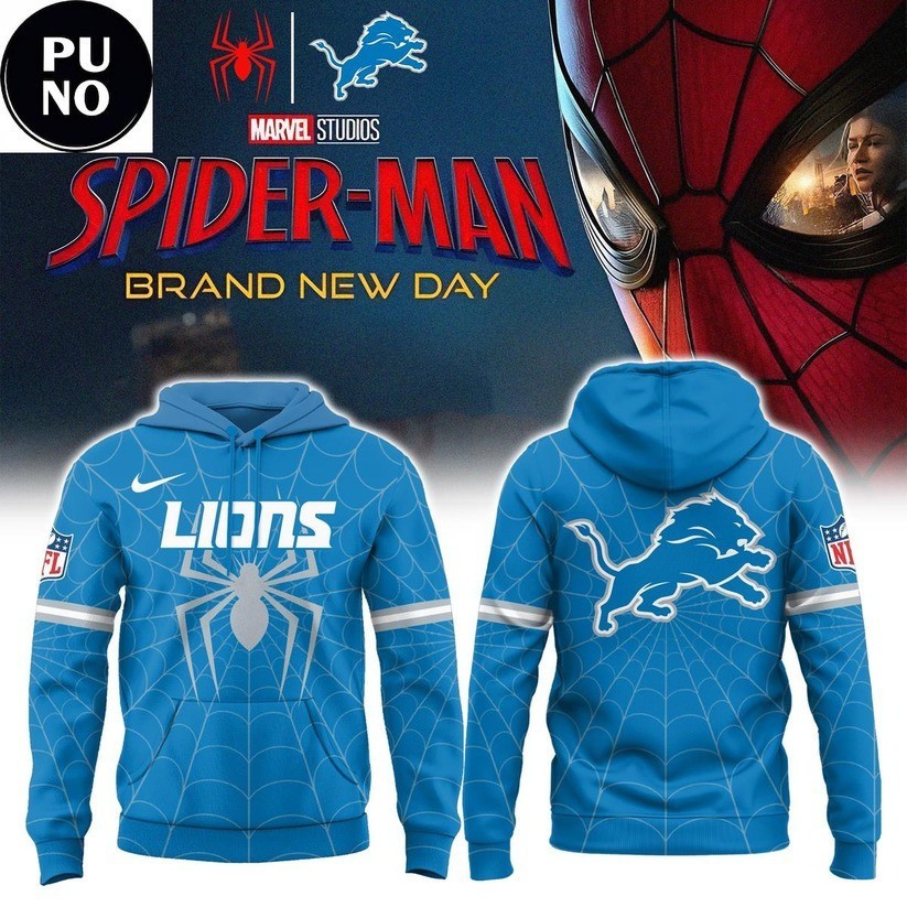 Musemora - Men's Detroit Lions Hoodie - Football
