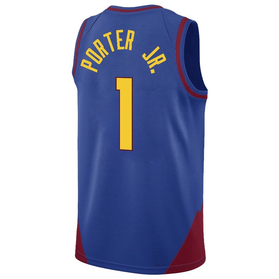 Michael Porter Jr. 1 Denver Nuggets X-Factor Player 2023 NBA Champions Swingman Jersey - Blue - Image 3