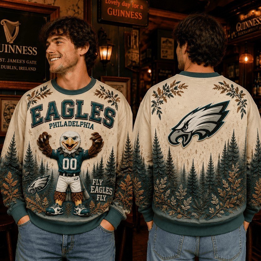 Musemora - Unisex Philadelphia Eagles Sweatshirt - Game Day