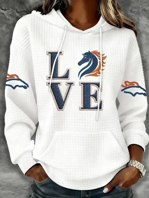 Musemora - Women's Denver Broncos Hoodie - Football