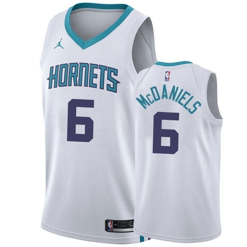 Men's Charlotte Hornets Jalen McDaniels #6 Association Multicolor Jersey