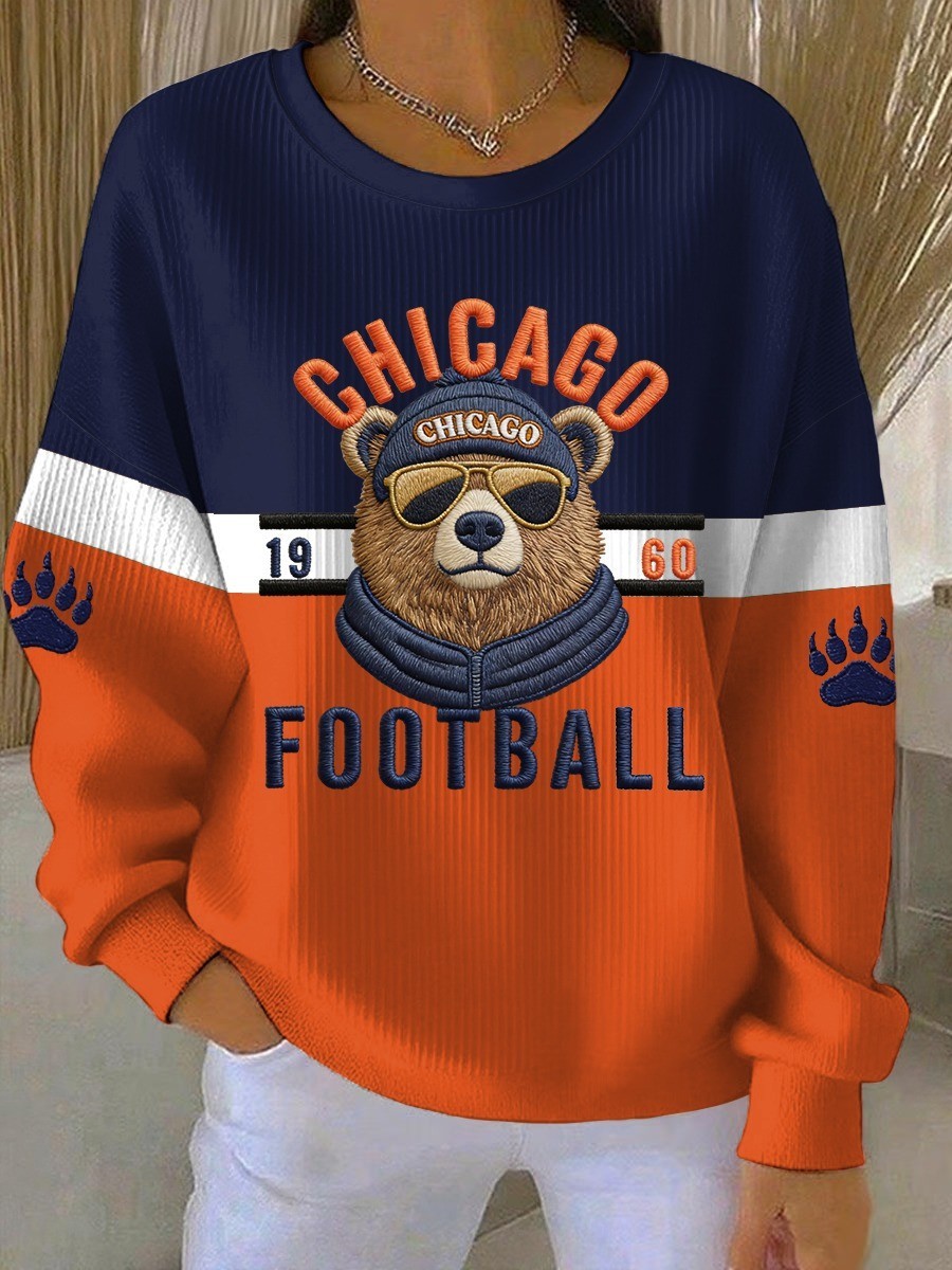 Musemora - Unisex Chicago Bears Sweatshirt - Game Day Football