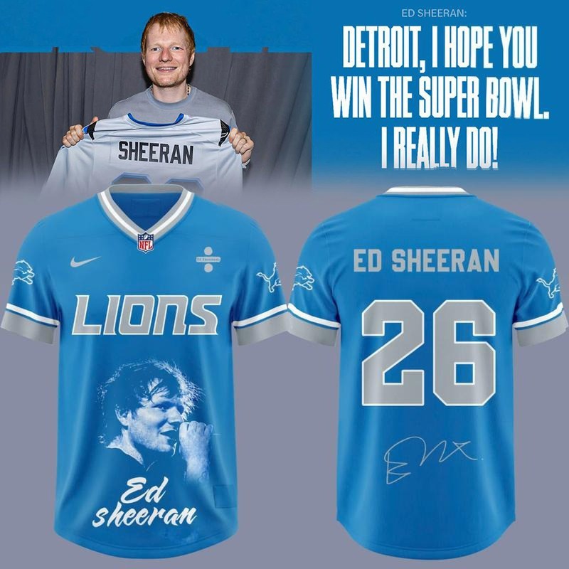 Musemora - Unisex Detroit Lions Jersey - Fan Gear Super Bowl