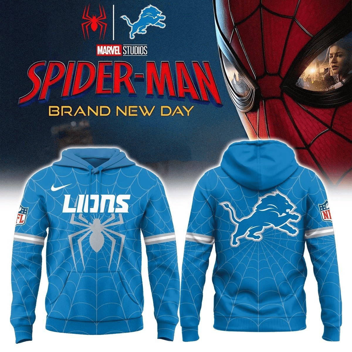 Musemora - Unisex Detroit Lions Hoodie