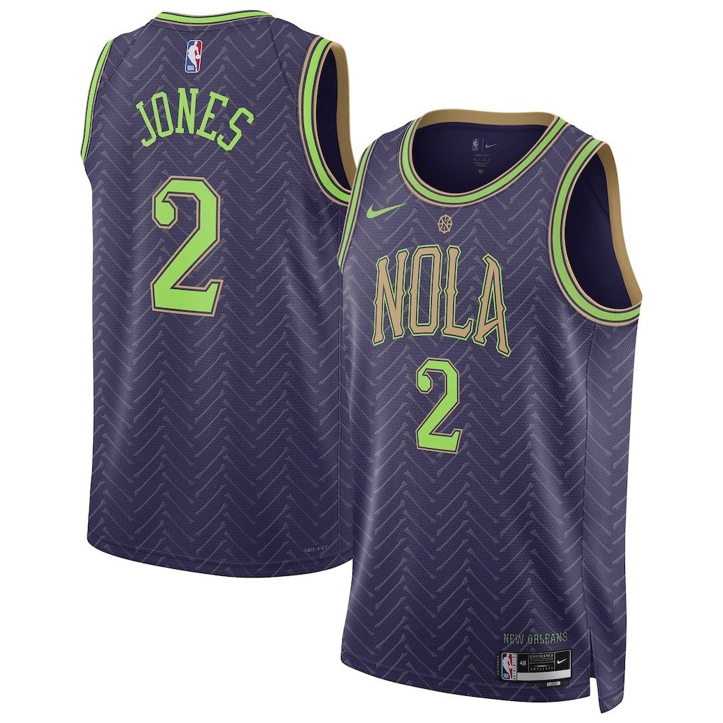 Herbert Jones New Orleans Pelicans Unisex 2024/25 Swingman City Edition Purple Jersey