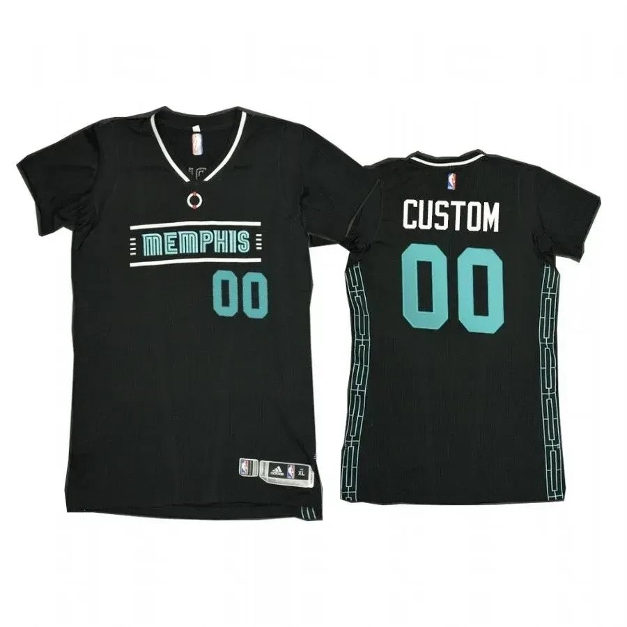 Men's Custom MLK50 Pride Grizzlies Honor King Jersey Navy Multicolor
