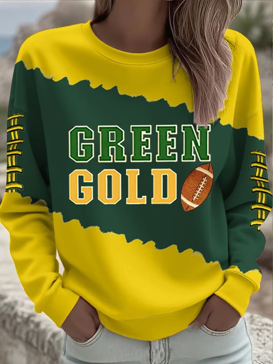 Musemora - Unisex Green Bay Packers Sweatshirt - Game Day Football