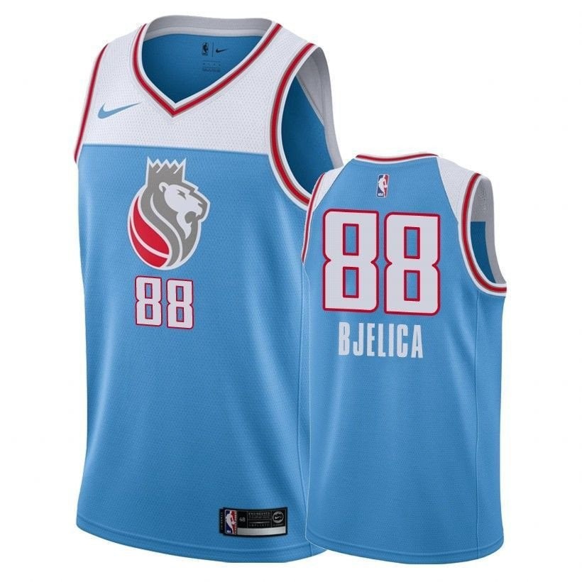 Men's Nemanja Bjelica 88 City Blue NBA Jersey - Multicolor, Sizes S-3XL