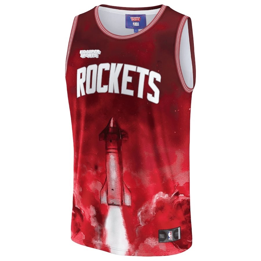 Houston Rockets NBA & KidSuper Studios Unisex Hometown Jersey - Red - Image 2