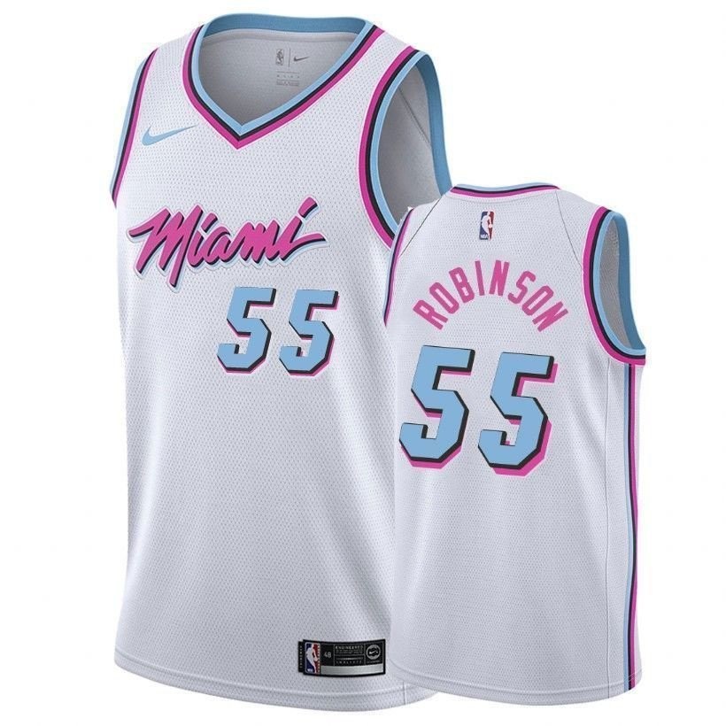 Heat Male Duncan Robinson 55 City White Jersey - 100% Polyester Breathable Sports Jersey