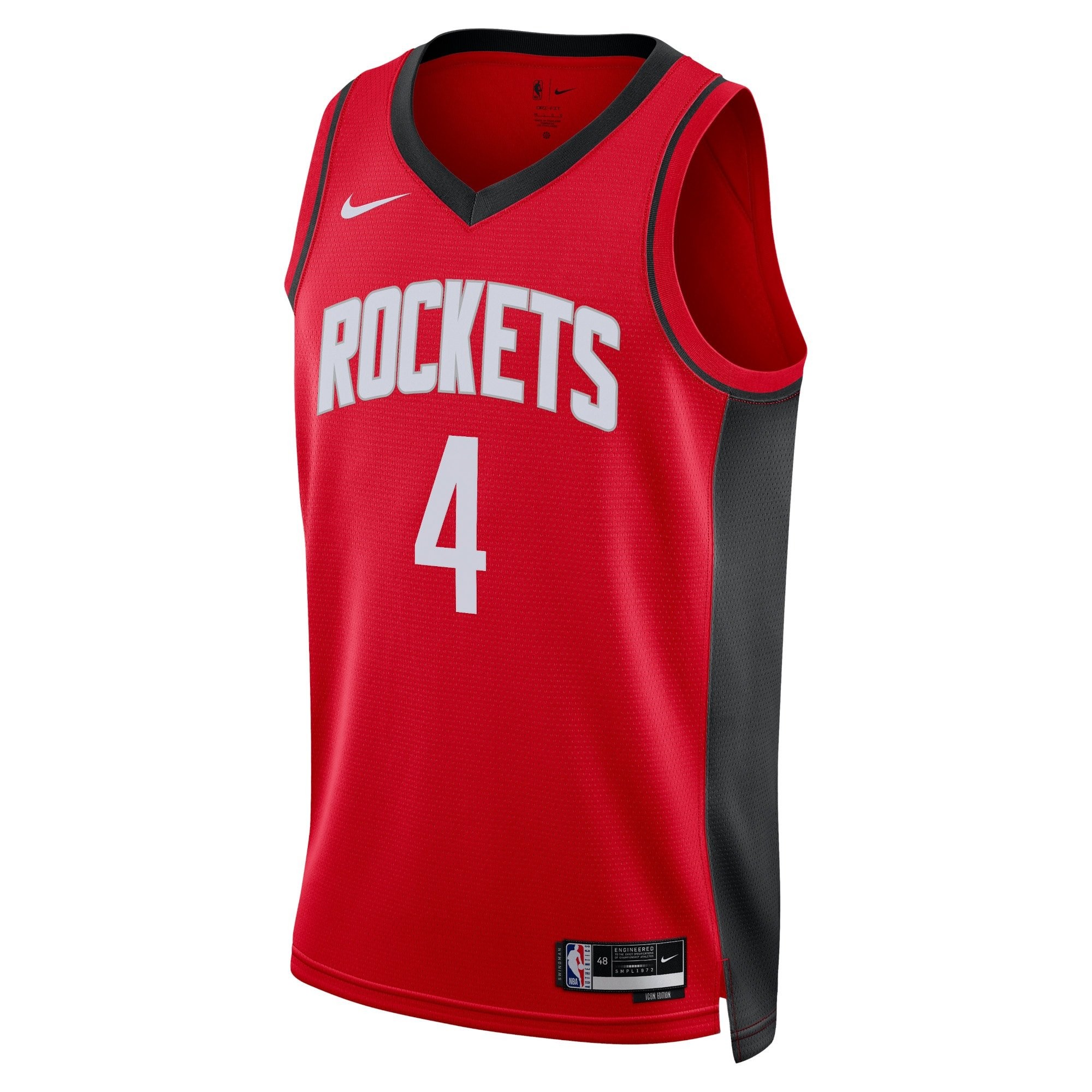Houston Rockets Icon Edition Swingman Jersey Red Jalen Green Unisex