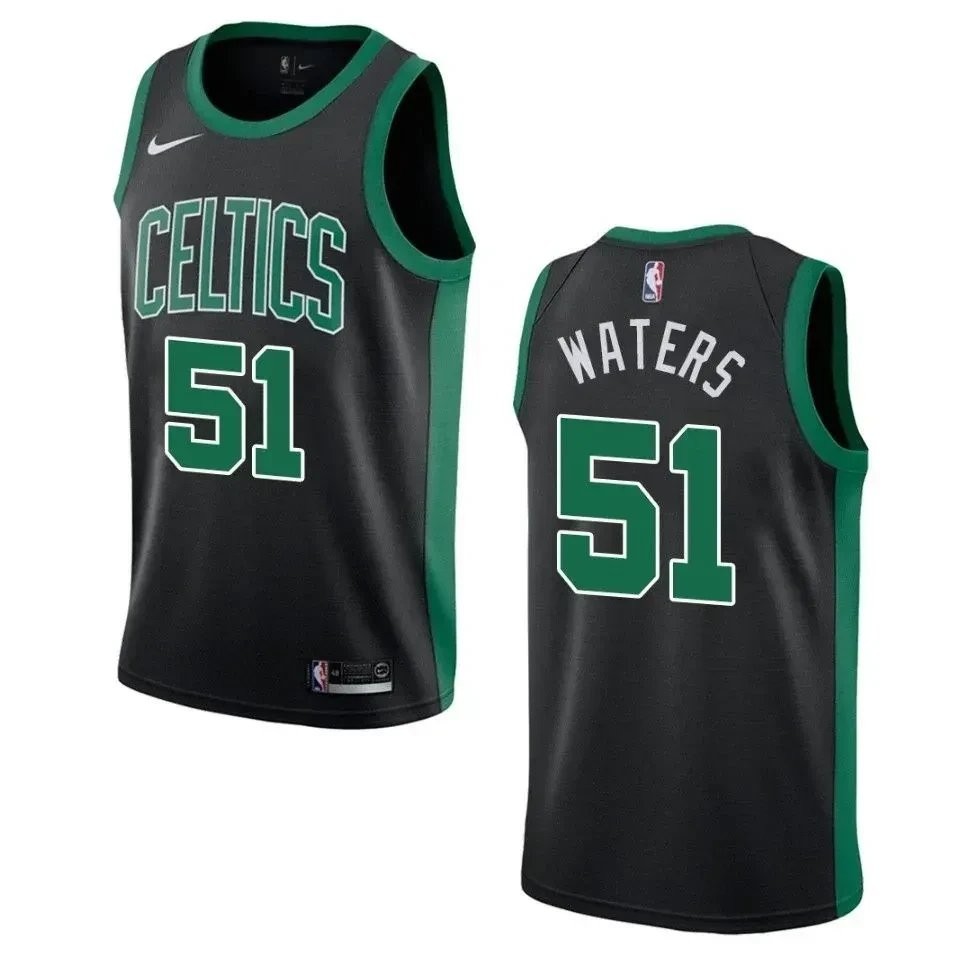 Men's Boston Celtics 51 Tremont Waters Statement Swingman Jersey Black