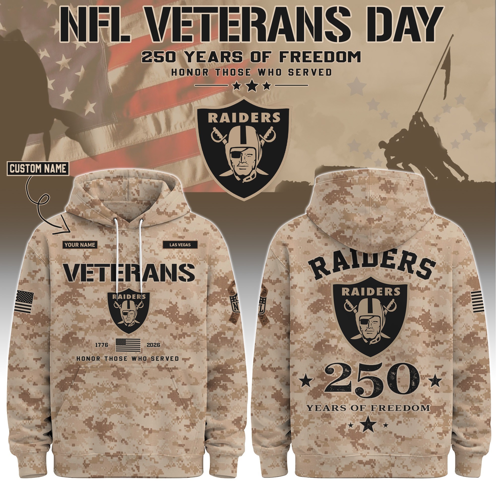 Musemora - Unisex Las Vegas Raiders Hoodie - Football