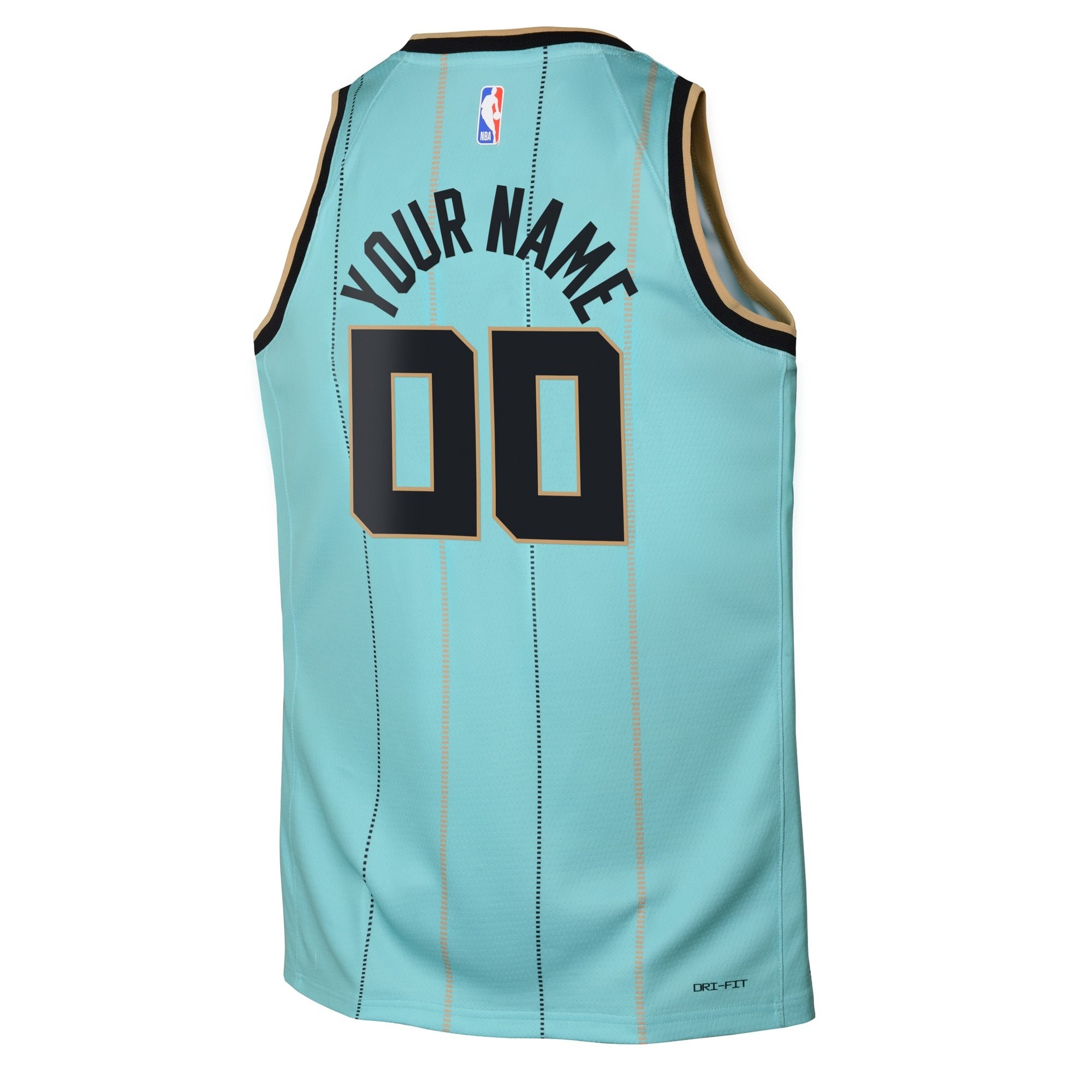 Charlotte Hornets Jordan City Edition Swingman Jersey 2024 Custom Youth Multicolor - Image 3