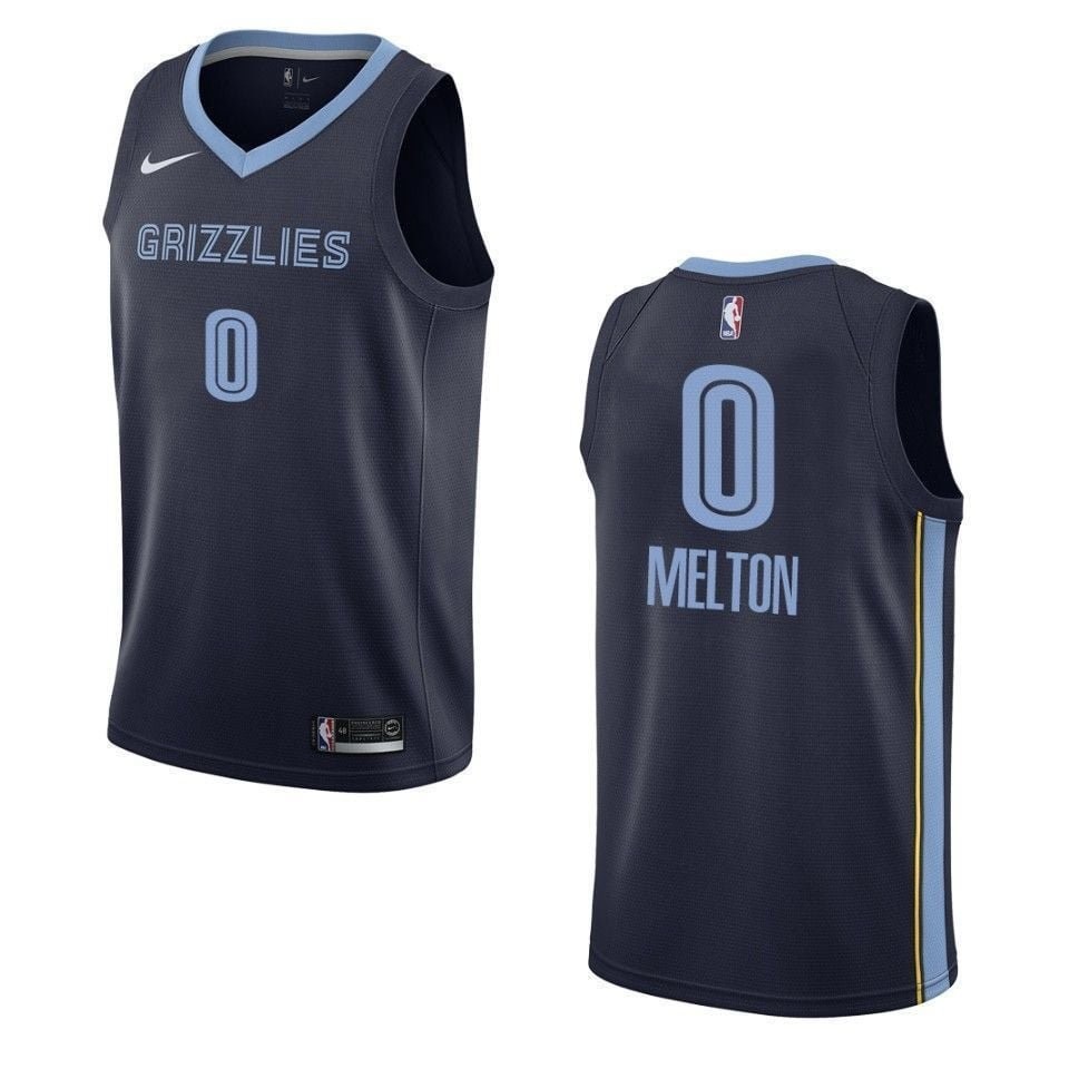 Men's Memphis Grizzlies De'anthony Melton Icon Swingman Jersey Navy