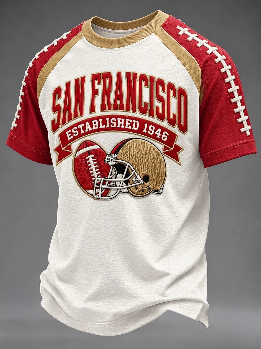 Musemora - Men's San Francisco 49ers T-Shirt - Football