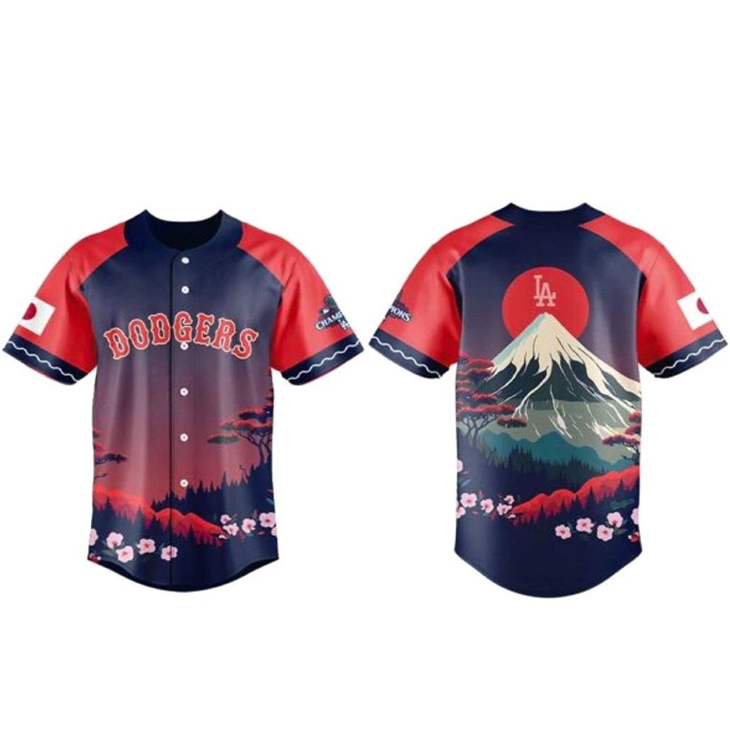 Los Angeles Dodgers Japanese Heritage Night 2026 Baseball Jersey