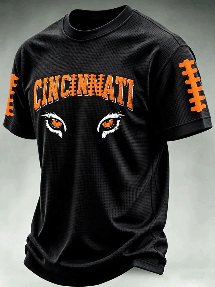 Musemora - Unisex Cincinnati Bengals T-Shirt - Game Day Football