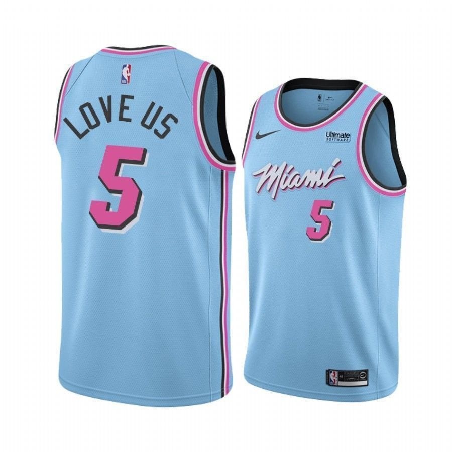 Derrick Jones Jr. Love Us Heat Vicewave City Multicolor Jersey Unisex Adult S-3XL