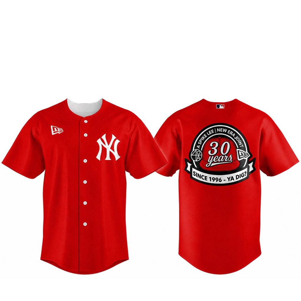 New York Yankees 30th Anniversary 2026 Red Baseball Jersey