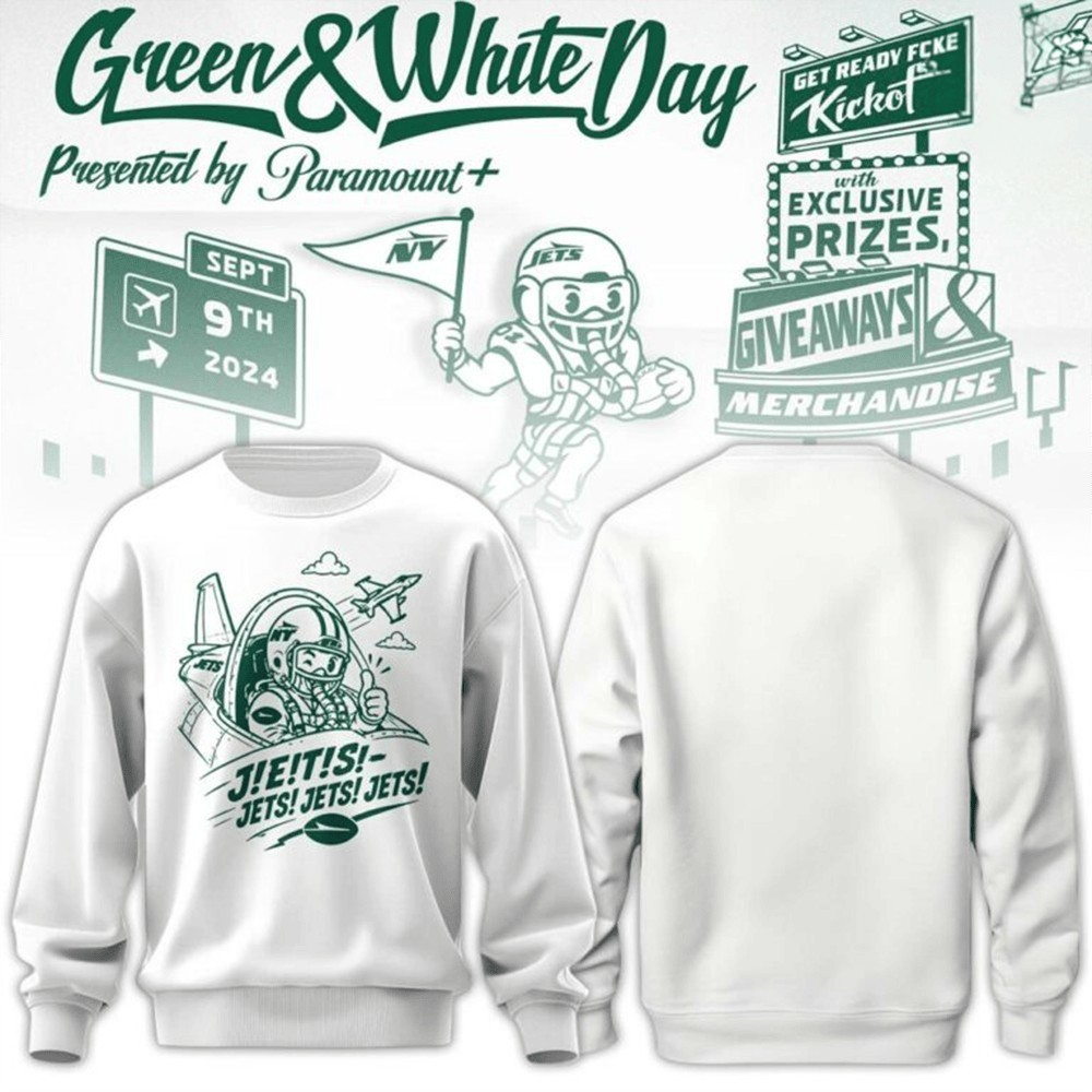 Musemora - Men's New York Jets Sweatshirt - Football