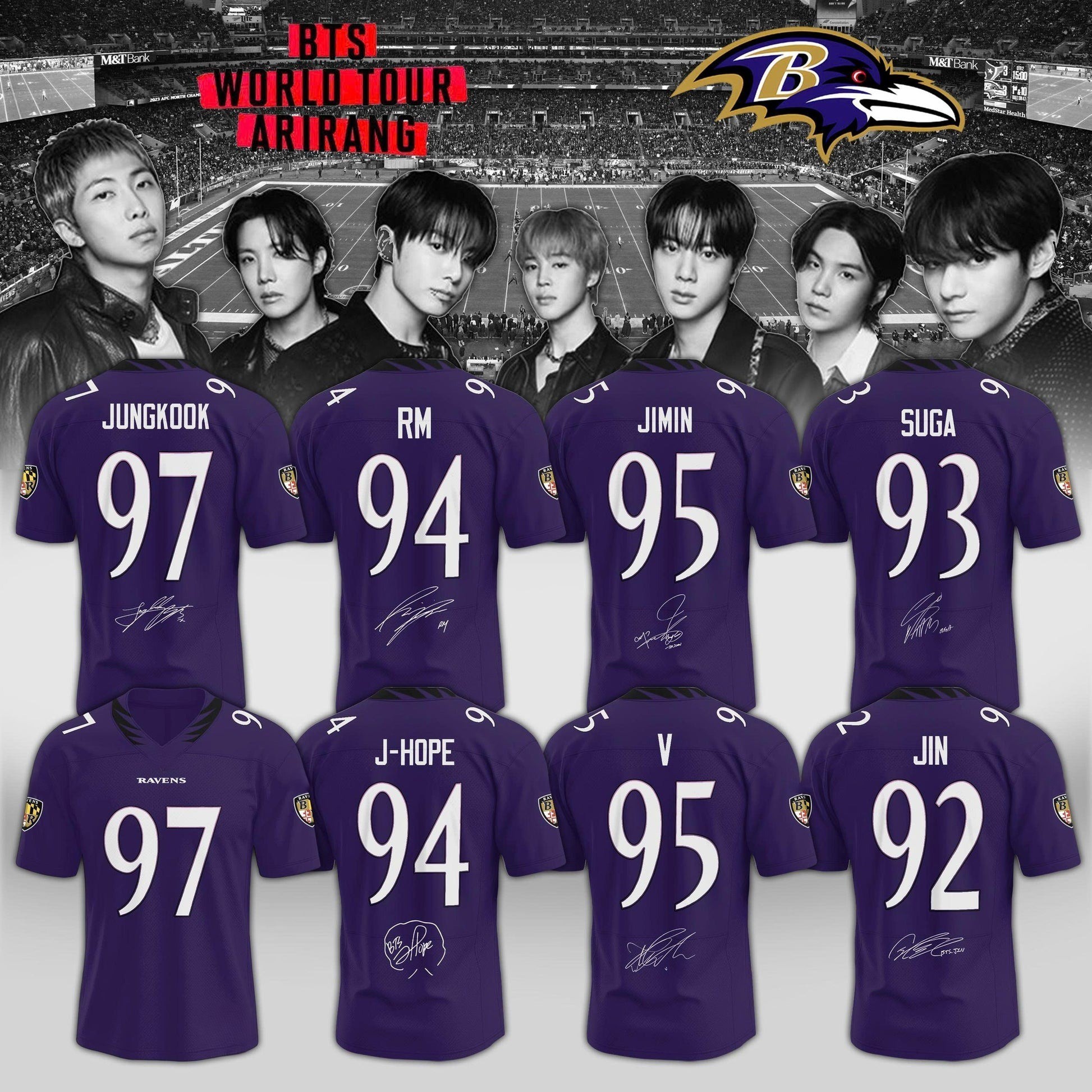 Musemora - Unisex Baltimore Ravens Jersey - Game Day