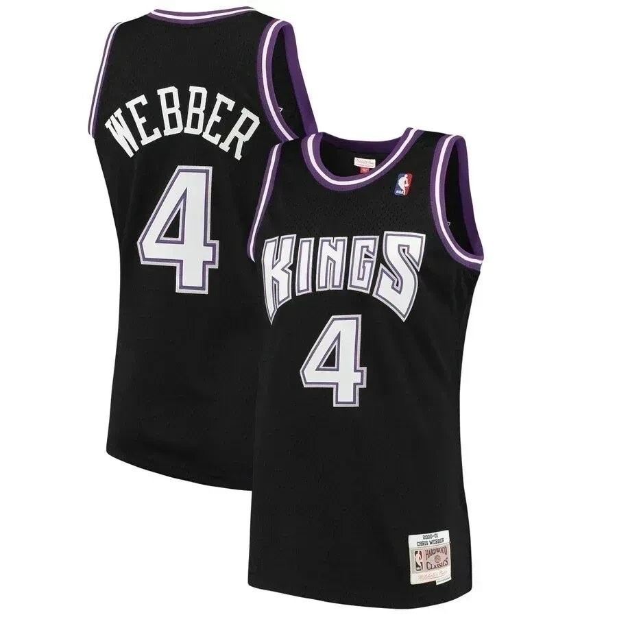 Chris Webber Sacramento Kings Mitchell & Ness 2000-01 Hardwood Classics Swingman Jersey Black