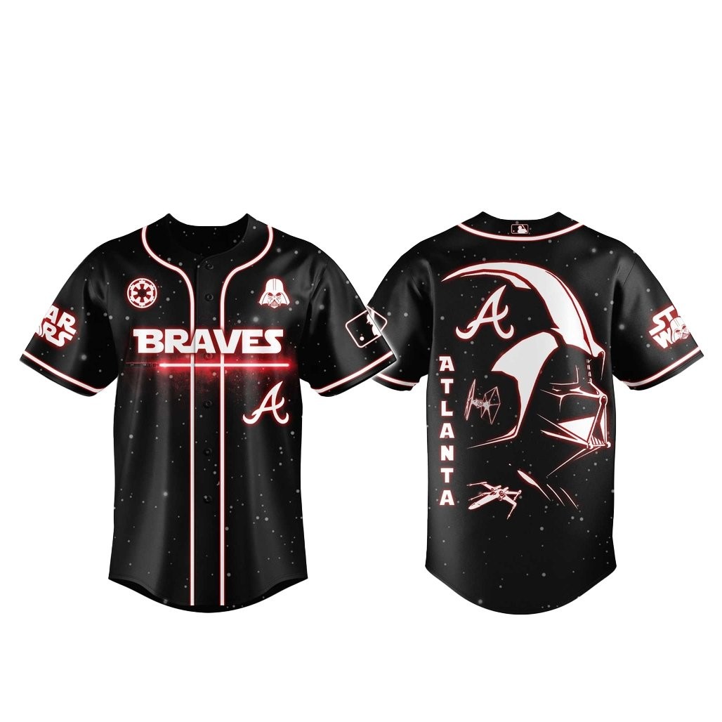 Atlanta Braves x Star Wars Darth Vader 2026 Baseball Jersey