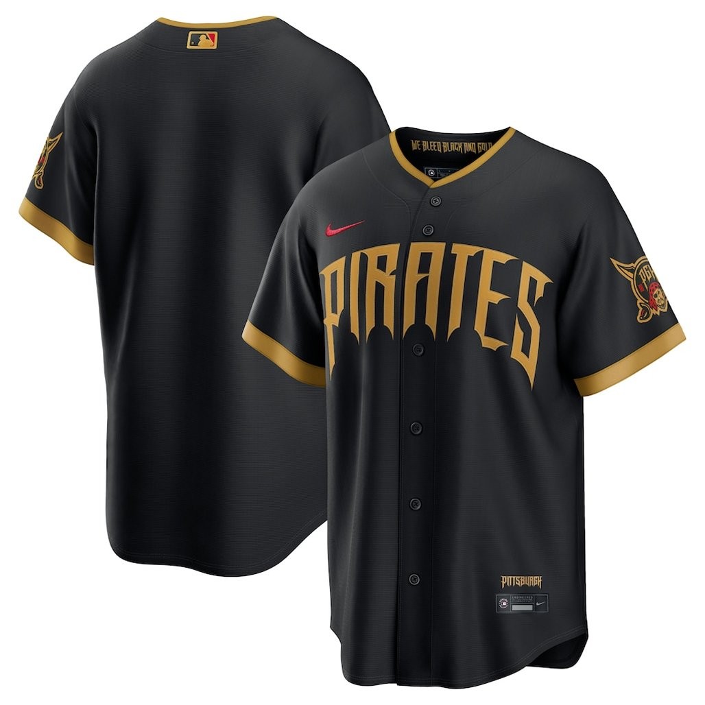 Pittsburgh Pirates Black 2026 City Connect Stadium Baseball Jersey