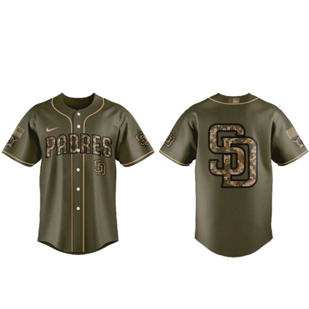San Diego Padres Armed Forces Day 2026 Baseball Jersey