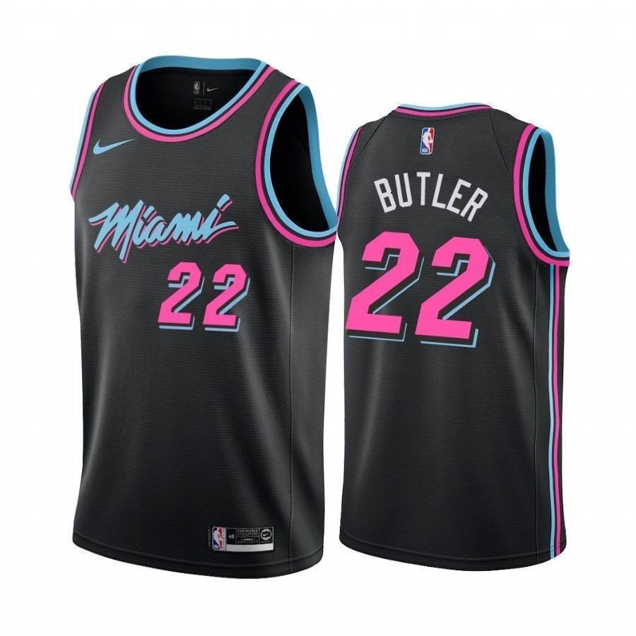 Miami Heat Jimmy Butler 22 City Edition Men's Basketball Jersey - Multicolor