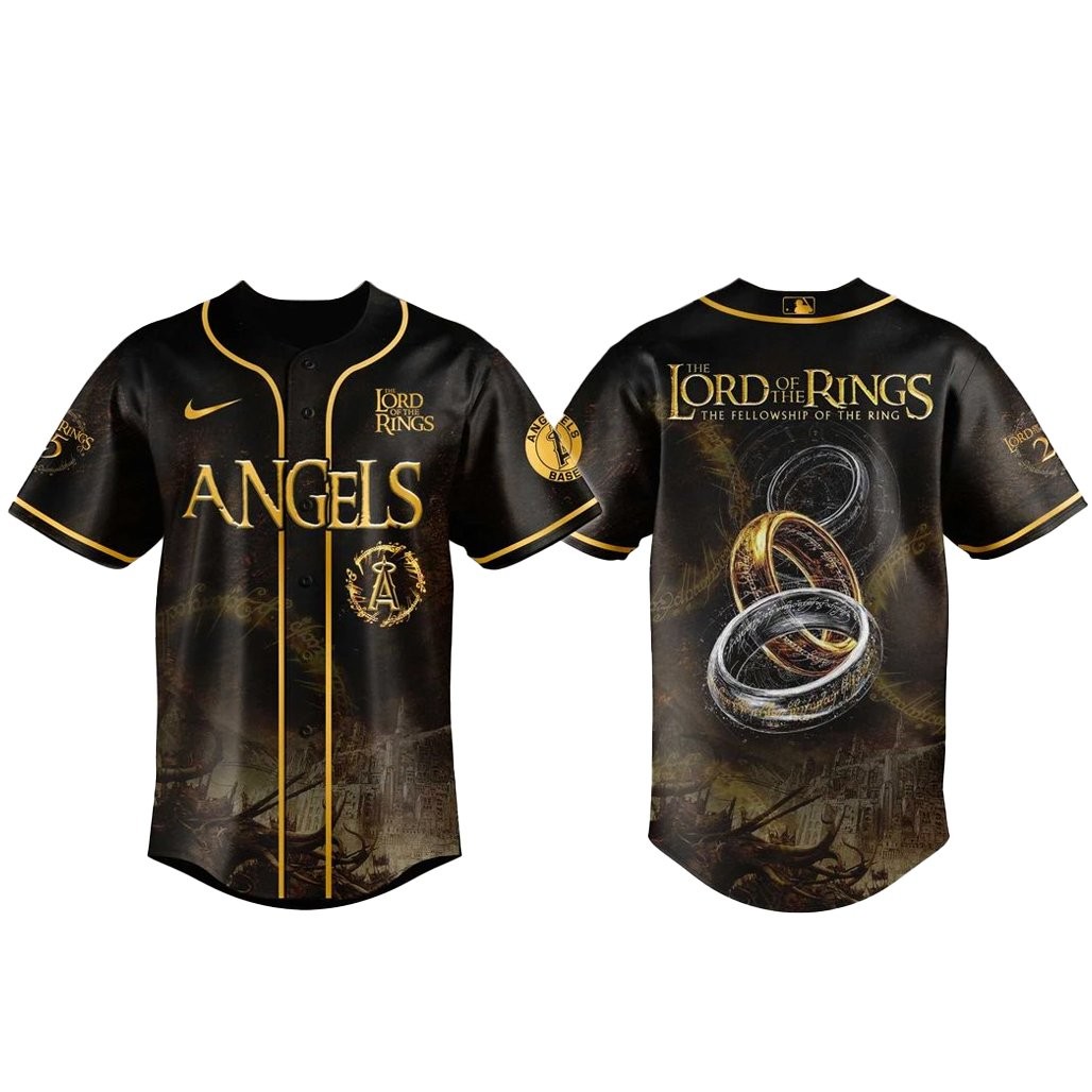 Los Angeles Angels x The Lord Of The Rings Baseball Jersey