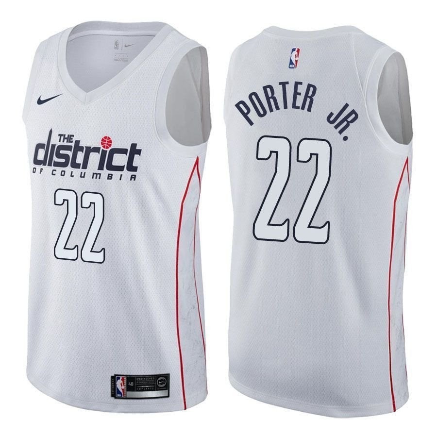 Wizards Male Otto Porter Jr. 22 City Edition White Jersey