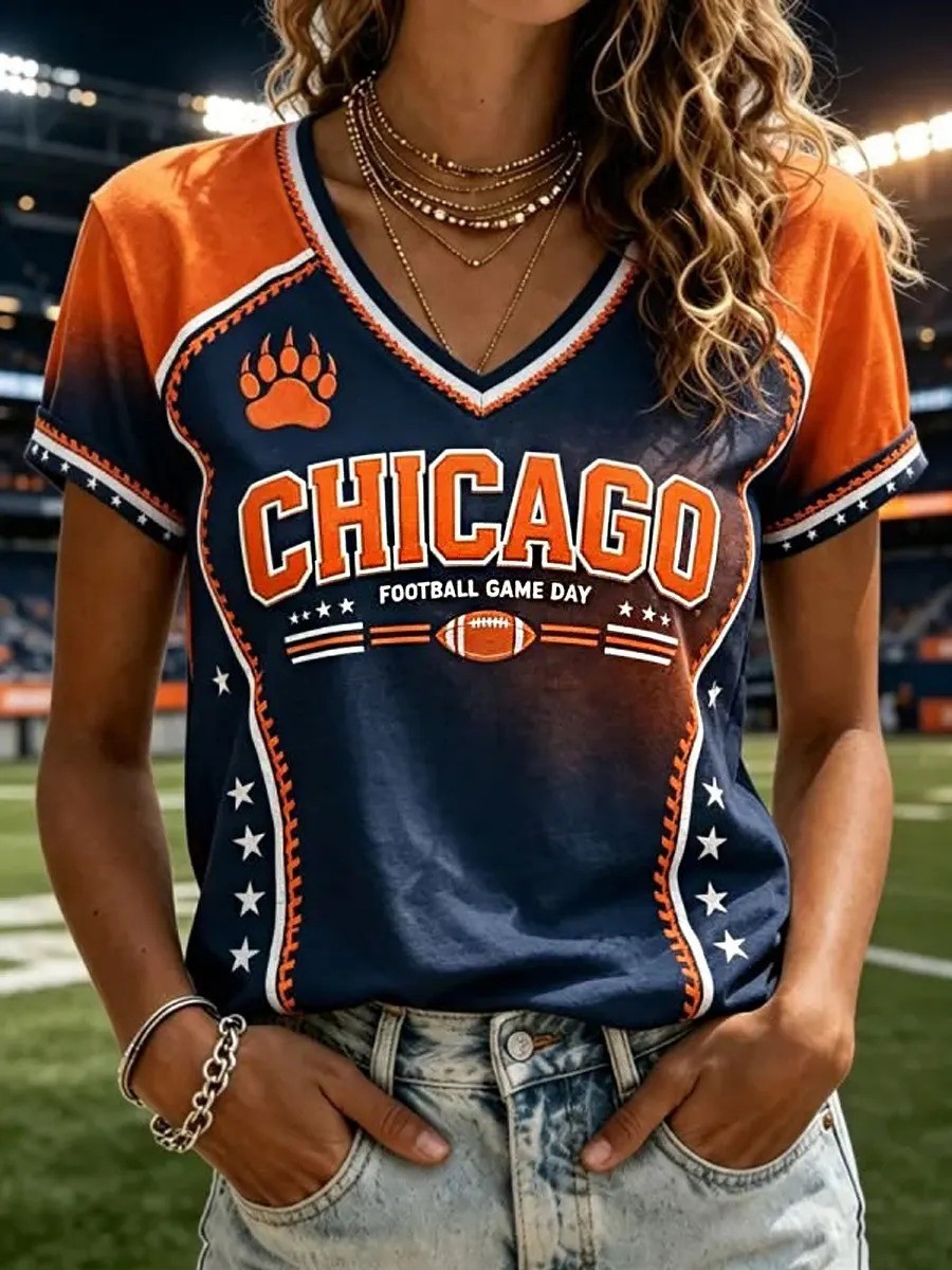 Musemora - Unisex Chicago Bears Shirt - Game Day Football
